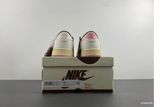 OG  Travis Pink Scott Low DZ4137-206 DZ4137-206 Jordan Retro brown 1 SP 0919